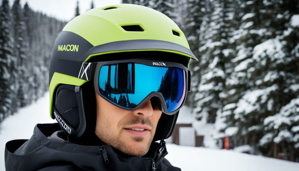 macon eps snow helmet