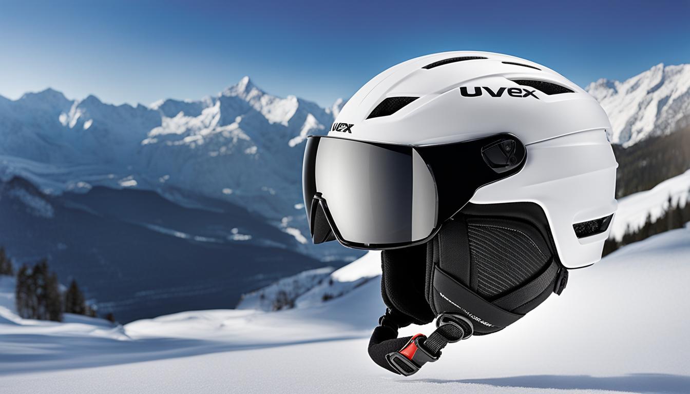 Uvex 700 Visor Ski Helmet: Peak Safety & Style